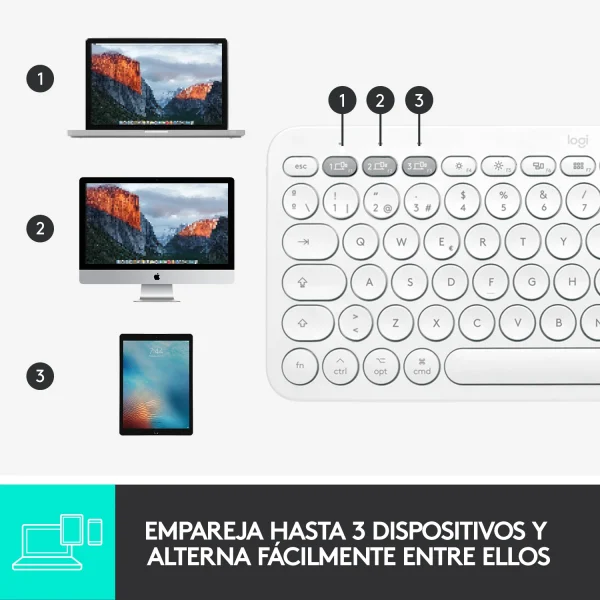 Teclado multi dispositivo Logitech K380 - Imagen 6